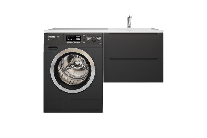 Изображение товара Тумба подвесная Tanos 60 см черная с доводчиком