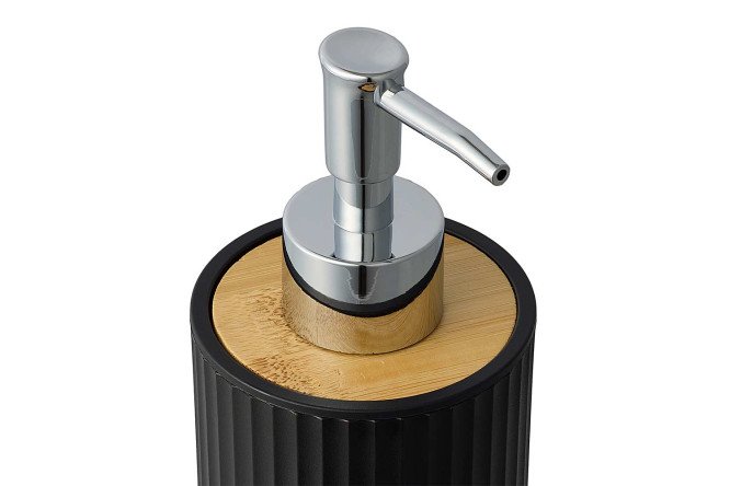 Дозатор для жидкого мыла EVIO Bamboo 300 мл, Пластмасса
