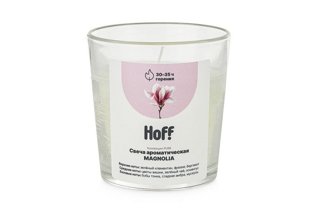 Изображение товара Свеча HOFF Pure Magnolia 8 см Изображение товара Свеча HOFF Pure Magnolia 8 см