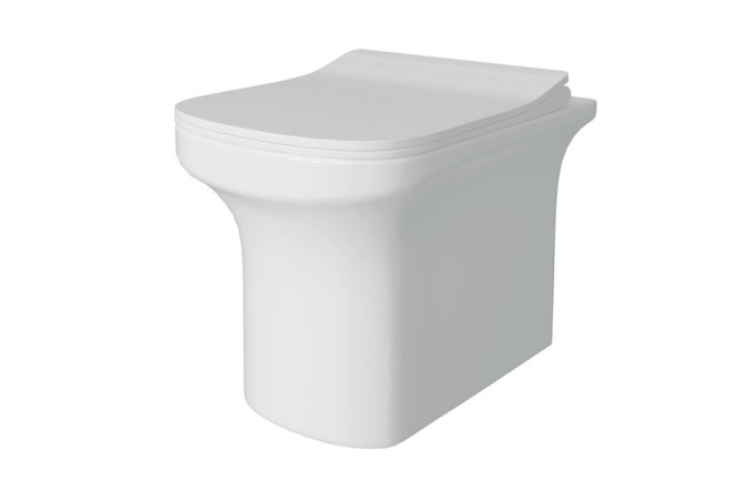 Изображение товара Напольный унитаз TEYMI Nura HD безободковая моноблок 36.4х40.5х56 см