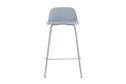 Стул полубарный Stool Group Mist 47х80х47 см, цвет сидушки серо-голубой, ножек серо-голубой