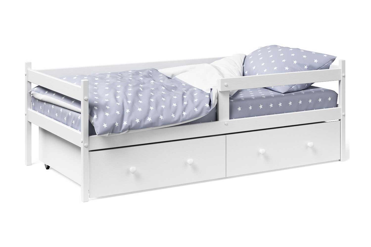 Кровать тахта с бортиком и ящиками Можга