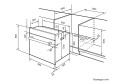 Электрический духовой шкаф LEX EDM 076 GR, серый 59.5х59.5х53 см