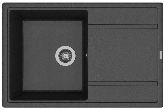 Изображение товара Врезная мойка Липси 780 с крылом 78х51 см из кварцевого композита