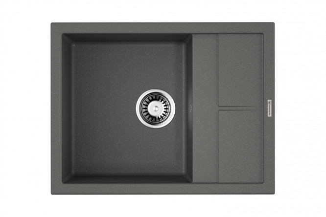 Изображение товара Мойка врезная с крылом OMOIKIRI Sumi 65-PL 4993675, платина 65х50х20 см
