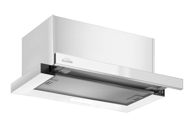 Изображение товара Современная вытяжка ELIKOR Slide glass 60П для кухни с низким уровнем шума