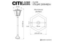 Светильник уличный CITILUX Forts 40 Вт, E27