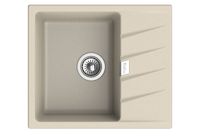 Изображение товара Мойка врезная RIVELATO Raum RM-58 с крылом 58х50х20 см