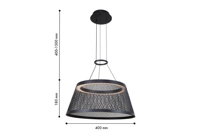 Люстра подвесная FAVOURITE Zen 5 кв.м., 40х150х40 см, LED