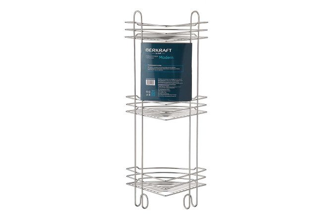 Полка угловая BERKRAFT Modern 22.2x73x22.2 см