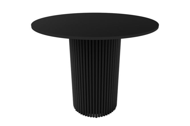 Изображение товара Стол GENGLASS Trubis Wood с трубчатым подстольем 90х75х90 см