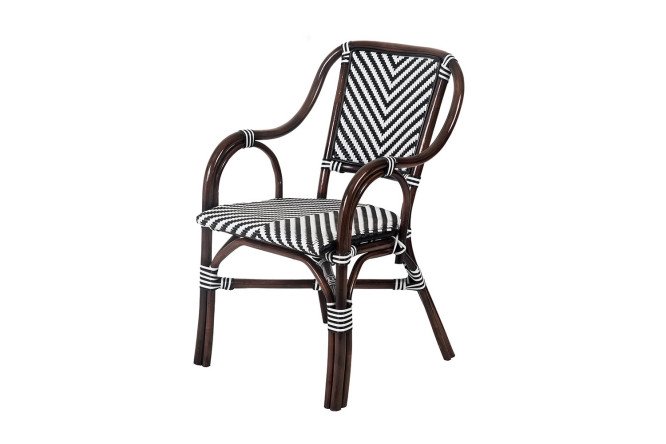 Изображение товара Кресло с подлокотниками Гент тёмно-коричневое для дома и офиса