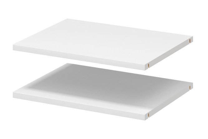 Изображение товара Комплект полок HOFF Блокс 2 шт. для каркаса шириной 50, глубиной 35 см, белый