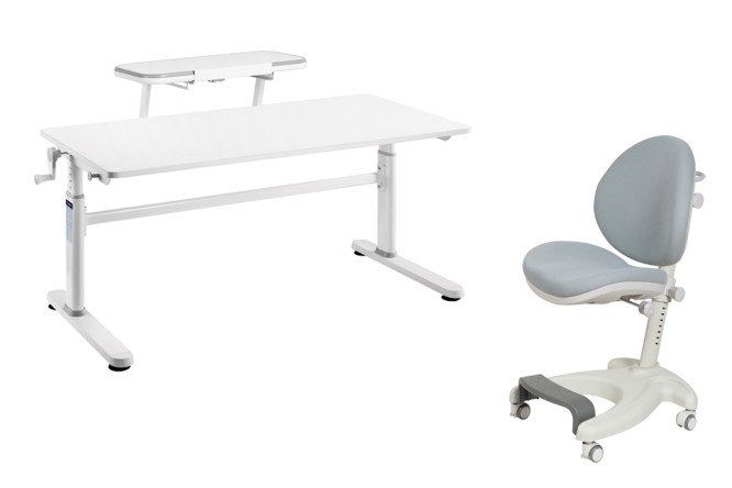 Изображение товара Комплект парта Imparare Grey SS16 + кресло FunDesk Cielo Grey