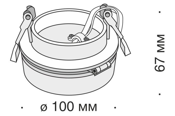 Светильник встраиваемый MAYTONI Downlight Magic 10x6.7x10 см, LED