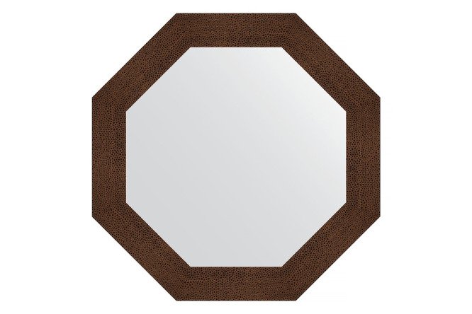 Изображение товара Зеркало настенное в багетной раме EVOFORM Octagon бронзовая лава 76.6x76.6 см