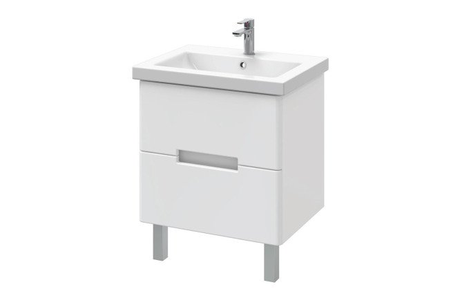 Изображение товара Тумба напольная Sanstar Ориана 282.1-1.4.1.ККОМ белая с раковиной