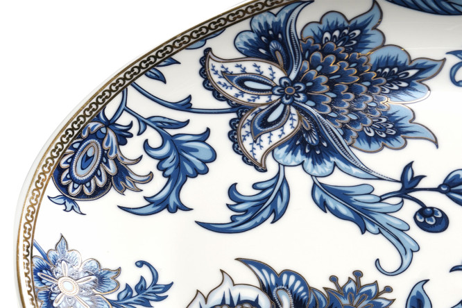 Набор тарелок Mandarin decor Antique Flora 2 шт., Фарфор
