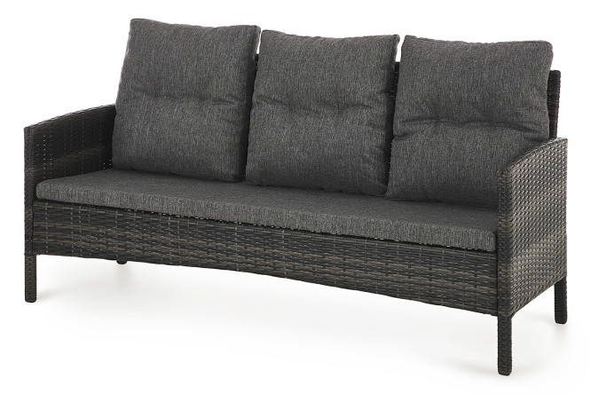 Изображение товара Диван Фарелл цвет каркаса чёрный, отделки серо-коричневый