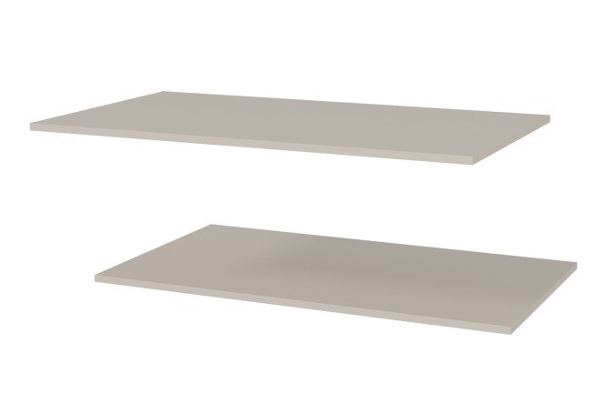 Изображение товара Комплект полок Оскар 96,8х1,6х38,4 см бежевый для шкафа