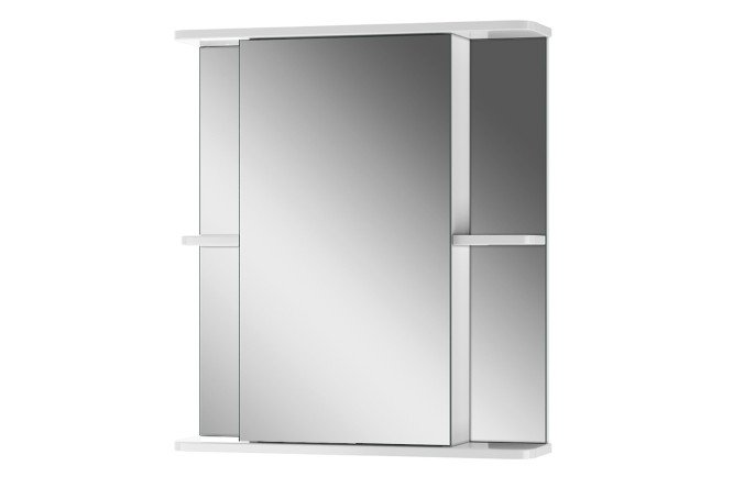 Изображение товара Шкаф-зеркало Айсберг Норма 2-60 левый 61,7x70x15,7 см