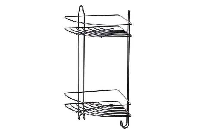 Изображение товара Полка угловая 2-ярусная BERKRAFT Loft 22x32x22 см