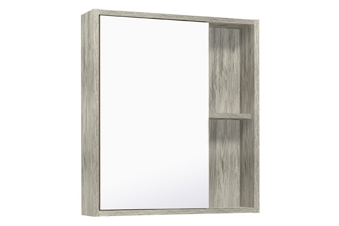 Изображение товара Шкаф зеркальный навесной RUNO Эко 60 00-00001187, скандинавский дуб 60х65х12 см, Универсальный