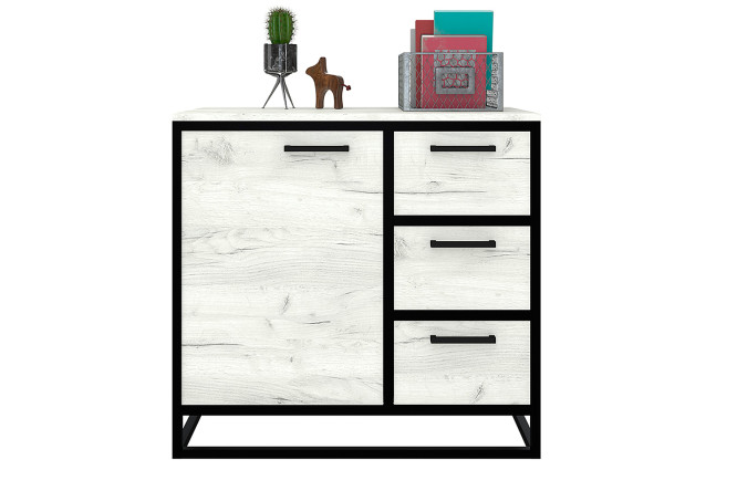 Изображение товара Стильная тумба Лофт с металлическим каркасом и качественным фасадом