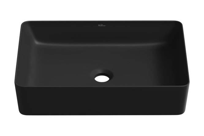 Изображение товара Накладная раковина Freedom 2.0 50х11х34 см фарфор чёрный матовый