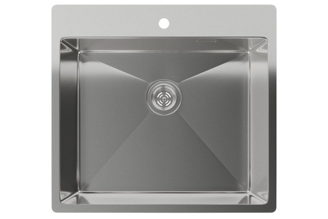 Изображение товара Врезная кухонная мойка Rinox 5450 из нержавеющей стали 54х50х20 см
