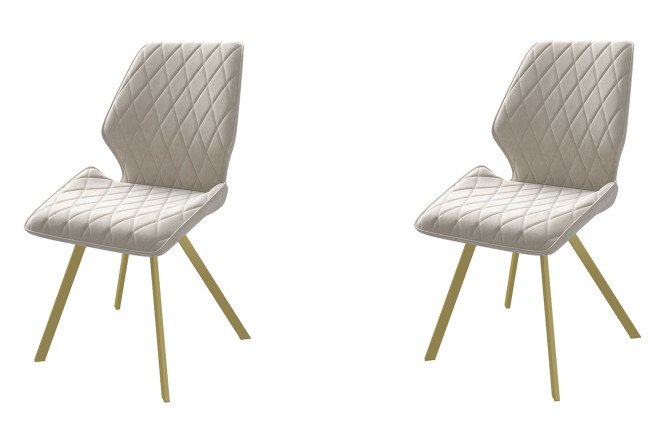 Изображение товара Комплект поворотных стульев Rafael 49x90x66 см стильный и надежный