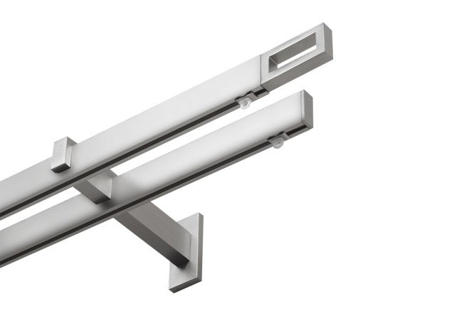 Изображение товара Карниз ARTTEX Хай-тек Фрейм Двойной ряд профильного типа