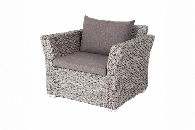 Изображение товара Кресло 4SiS Капучино цвет каркаса тёмно-серый, отделки серый