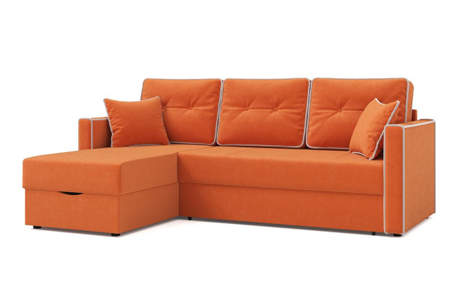 Изображение товара Угловой диван-кровать Атлантикс с оттоманкой удобным трансформером