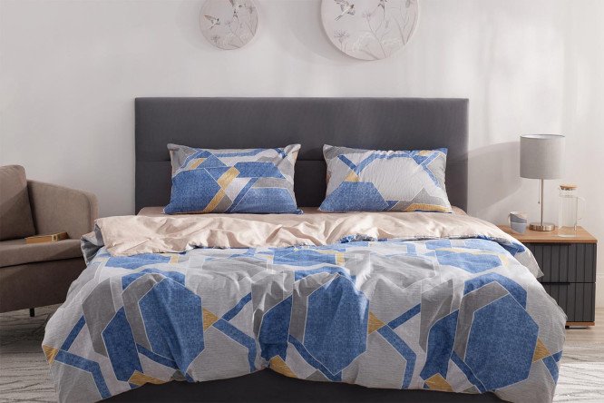 Комплект постельного белья MICASA Francy 145х215 см, Семейный