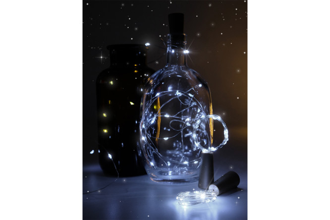 Изображение товара Комплект электрогирлянд ФАZА Пробки DC-G04-20WS2 2 м