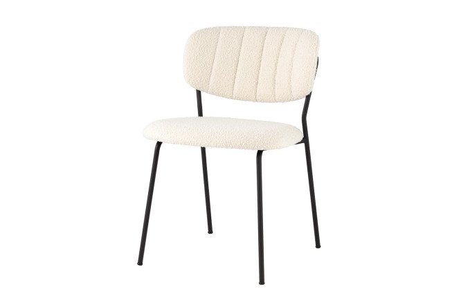 Изображение товара Стул Stool Group Кэрол 49x78x57 см обивка букле металлические ножки