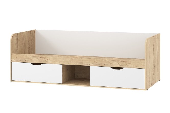 Изображение товара Кровать Олли 80х200 см цвет дуб бунратти, белый