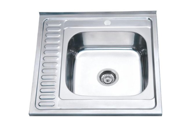 Изображение товара Накладная мойка из нержавеющей стали РМС MG6-6060R 60х60 см