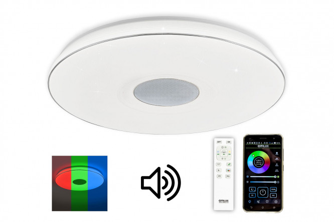 Изображение товара Потолочный светильник CITILUX Light & Music 25 кв.м., LED, 60 см