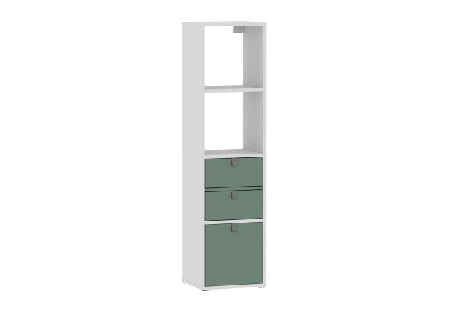 Изображение товара Стеллаж Bricks 4 секции с дверцами и задней стенкой