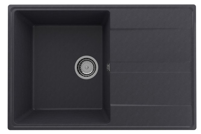 Изображение товара Мойка ULGRAN Quartz Prima 750-08 с крылом 50х75 см кварцевый композит