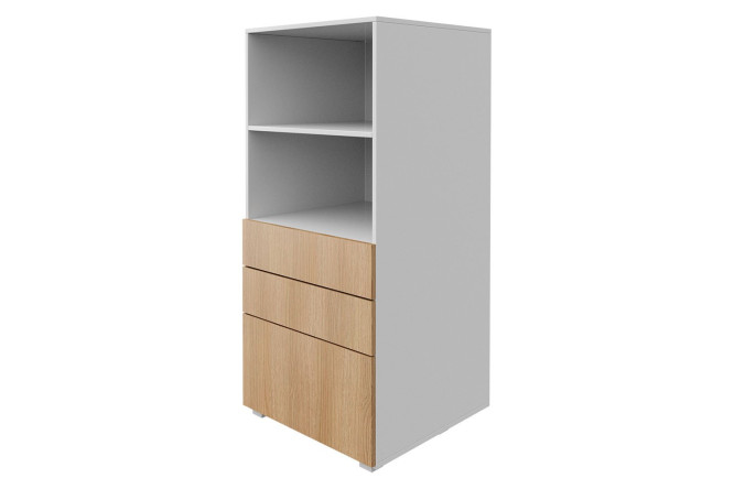Изображение товара Детский комод Оскар Мун мини 60x130x56,6 см с возможностью выбора ручек и ножек
