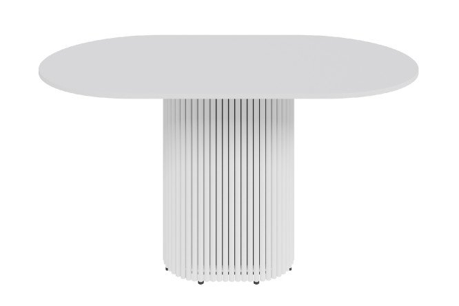 Изображение товара Стол GENGLASS Trubis oval с трубчатым подстольем 140х75х80 см