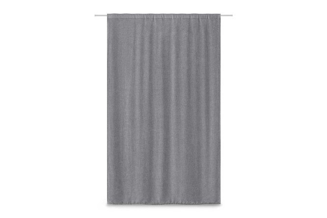 Фото 2 Штора ESTUDI BLANCO Hazel 180х300 см, 1 шт., цвет серый