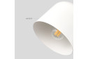 Лампа прикроватная EVOLUCE Blank E27, 13x50x24.5 см