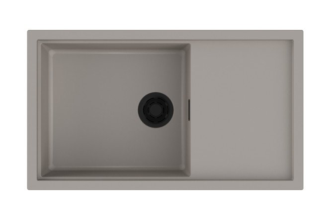 Изображение товара Мойка врезная с крылом OMOIKIRI Sintesi 86-GR 4997134 86х50х20 см