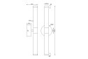 Бра MAYTONI DECORATIVE LIGHTING Modern Axis 5 кв.м, LED