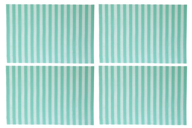 Изображение товара Набор салфеток Весна 4 сервировочных 45х0.02х30 см мятный ПВХ