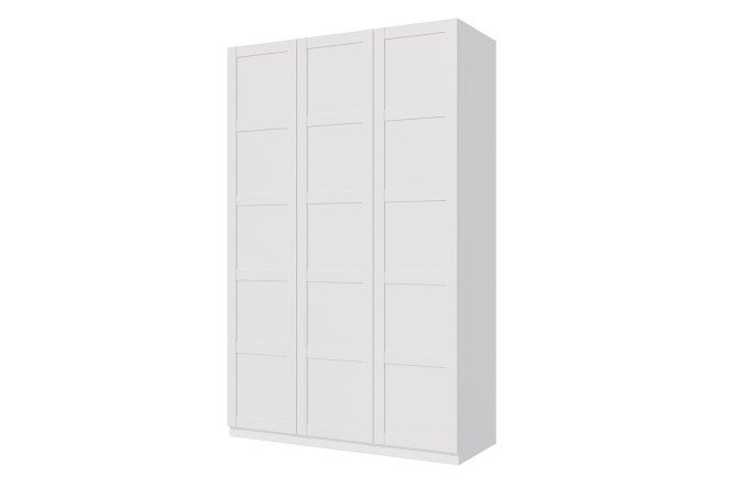 Изображение товара Шкаф 3-дверный HOFF Блокс Скаген 149,5х236,4х59,9 см белый молочный